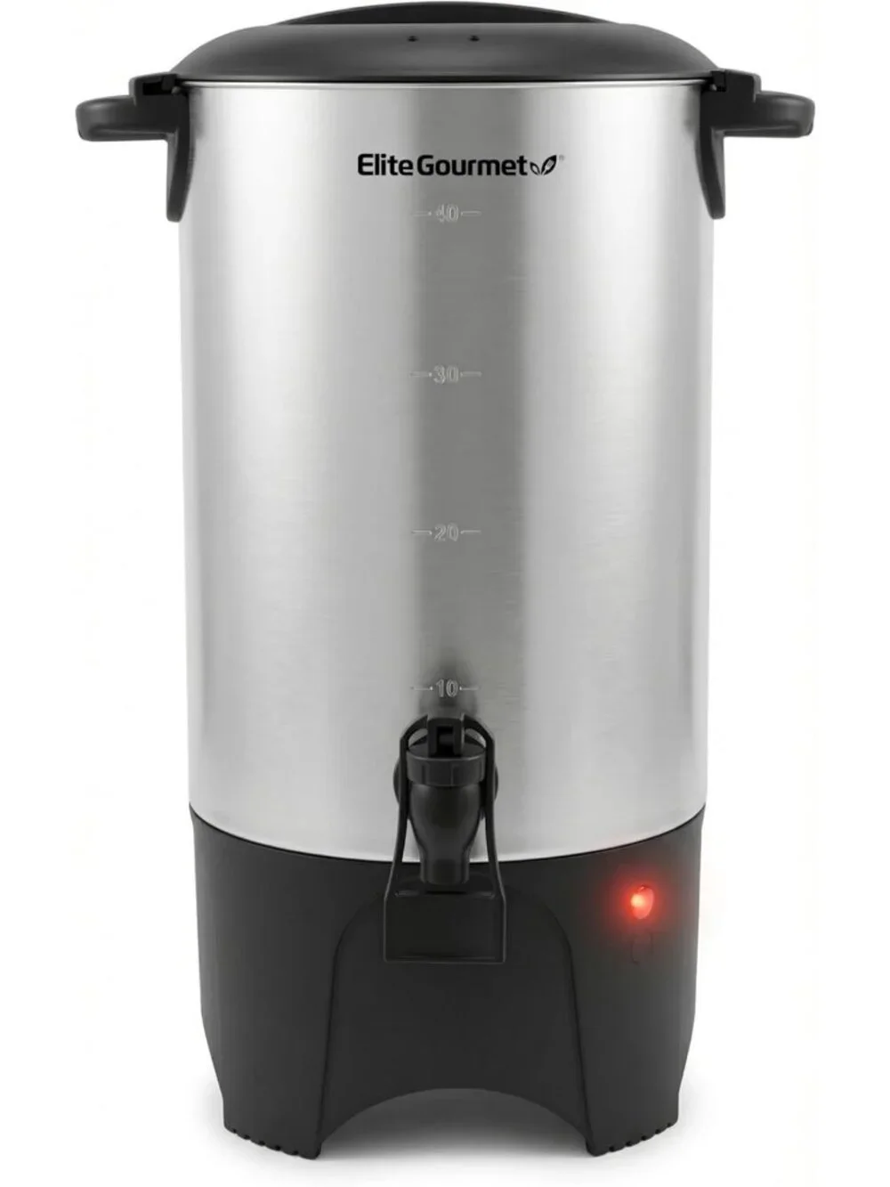 40-Cup Coffee Urn with Two-Way Dispenser & Removable Filter - Perfect for